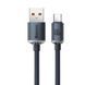Кабель Baseus Crystal Shine Series Type-A - Type-C 1.2m 100W 5A чорний (CAJY000401) 27064 фото 1