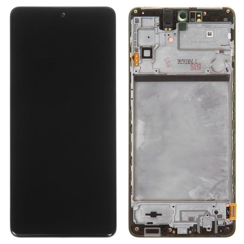 Дисплей для Samsung M515F Galaxy M51 с рамкой черный (GH82-23568A) Оригинал 24852 фото