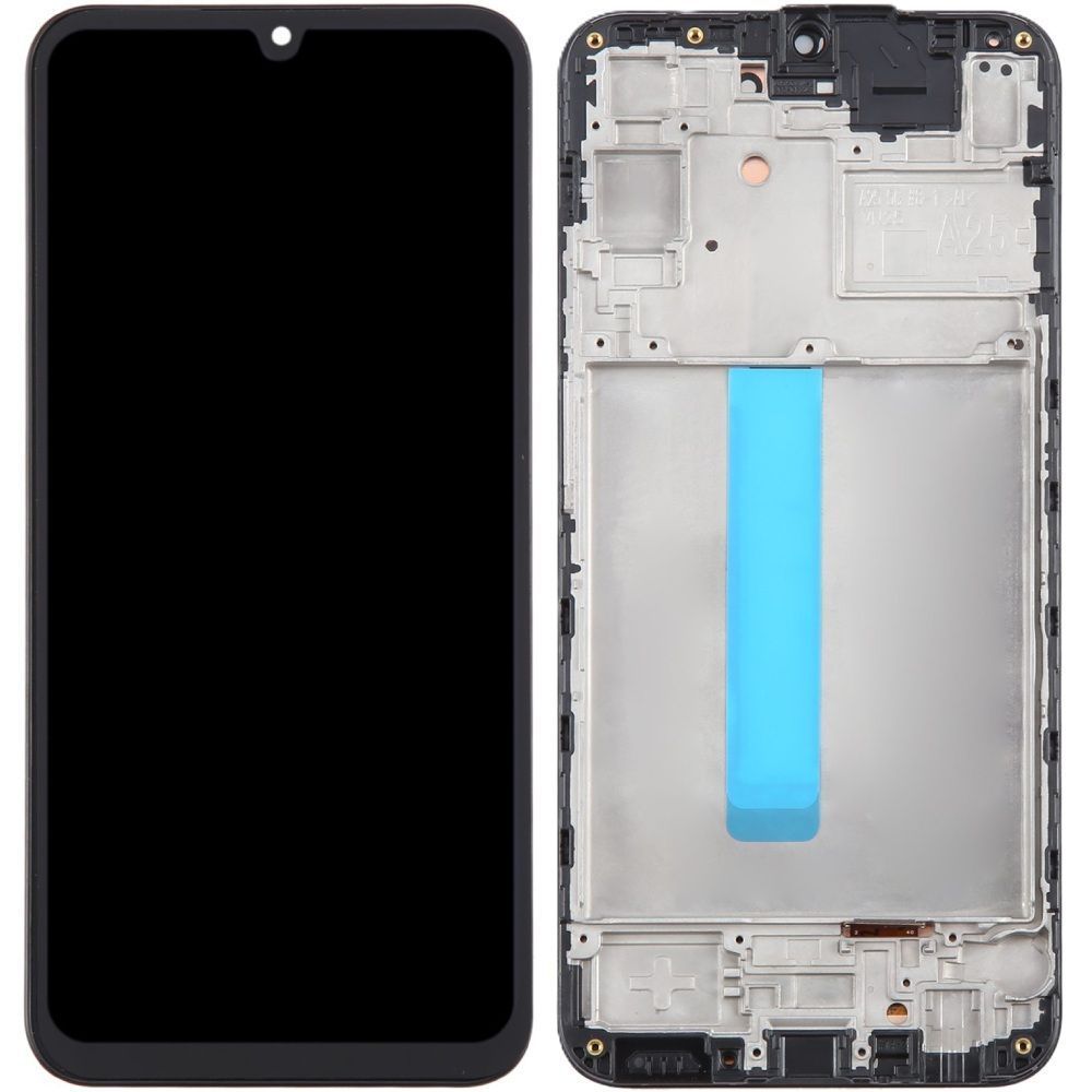 Дисплей для Samsung A256 Galaxy A25 с рамкой черный Оригинал GH82-33214 31027 фото