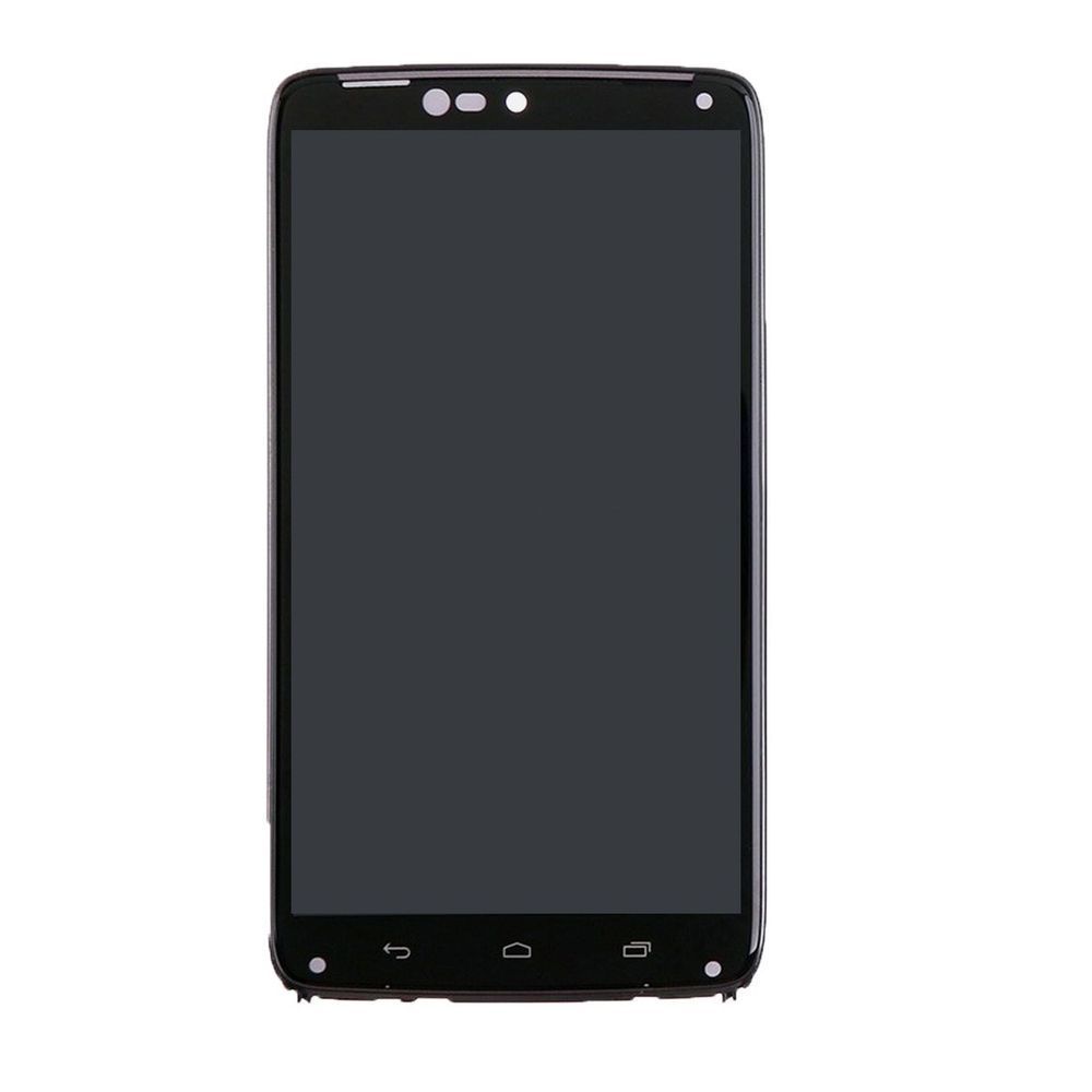 Дисплей для Motorola XT1254 Droid Turbo, Moto Maxx (XT1225) с рамкой черный Оригинал Китай 23328 фото