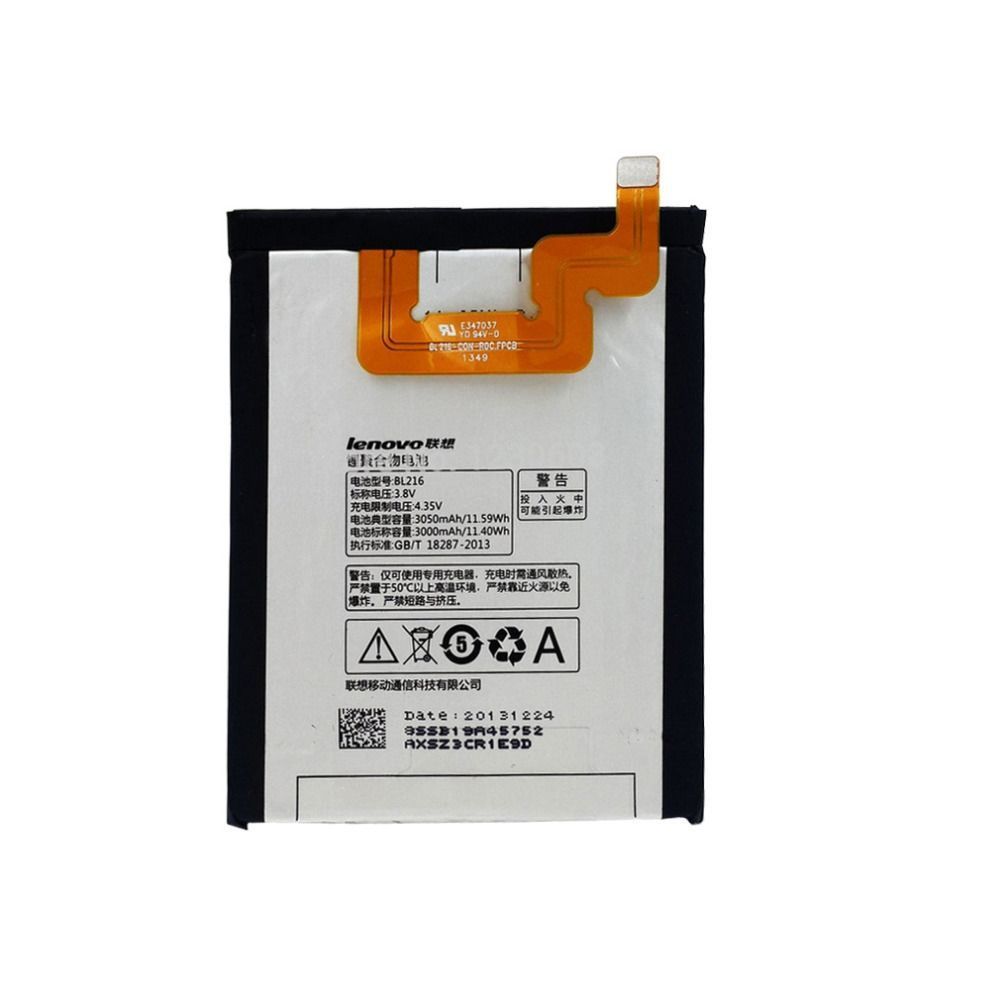 Аккумулятор Lenovo BL216 для Lenovo K910 Vibe Z, K6 3000mAh 03763 фото