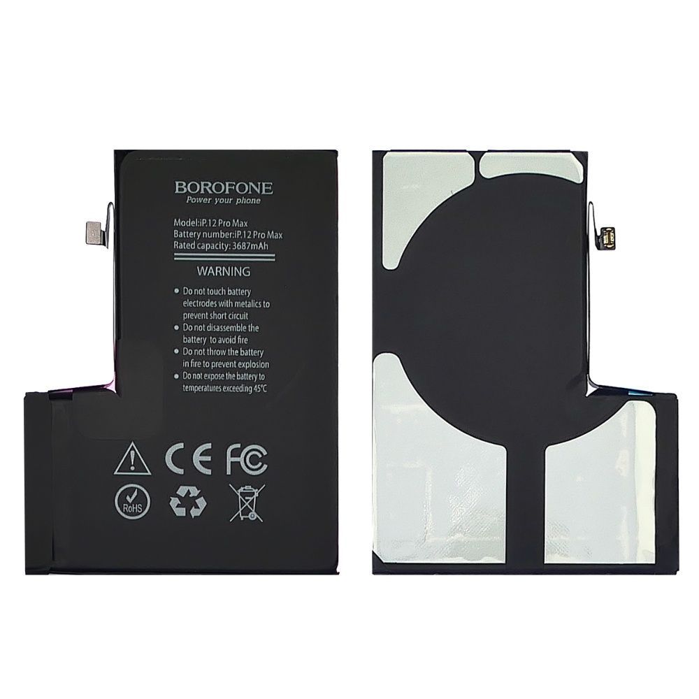 Акумулятор Borofone для Apple iPhone 12 Pro Max 3687 mAh 33050 фото
