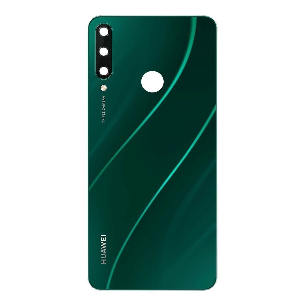 Задняя крышка Huawei Y6p 2020 MED-LX9, MOA-LX9N зеленая, Emerald Green 21898 фото
