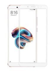 3D Защитное стекло для Xiaomi Redmi Note 5 белое 13078 фото