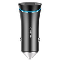 Автомобільний зарядний пристрій Joyroom C08 2USB 3.1A QC3.0 Black 15629 фото