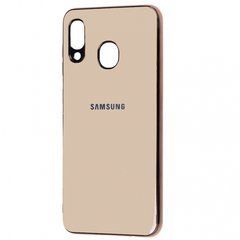 Чехол силиконовый Joy Samsung A405F A40 (2019) бежевый 14855 фото