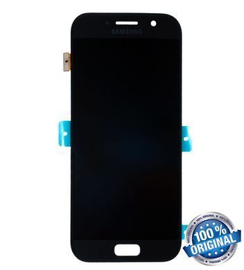 Дисплей для Samsung A520F Galaxy A5 2017 чорний (GH97-19733A) Оригінал 06966 фото