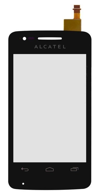 Сенсор (тачскрин) Alcatel One Touch 4030 черный 05135 фото