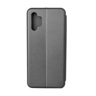 Чехол-книжка Premium Case под кожу Samsung A325F A32 (2021) черный 23750 фото
