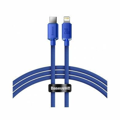 Кабель Baseus Crystal Shine Data Cable Type-C to Lightning 20W (1.2m) синий 27311 фото