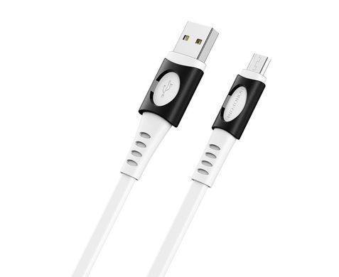 Кабель Borofone BX35 Type-A - Micro 1м 2.4A белый 28327 фото