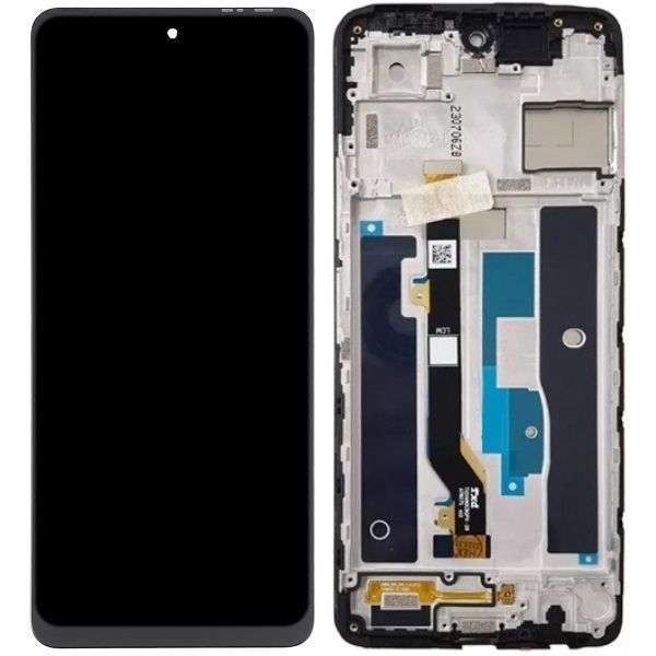 Дисплей для Tecno Pova 5 LH7n с рамкой черный 30609 фото