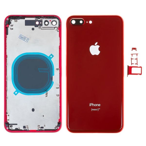 Корпус Apple iPhone 8 Plus красный 22448 фото
