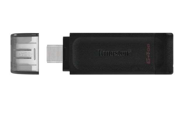 Флеш пам'ять Kingston USB 3.2 DT 70 64GB Type-C 27886 фото