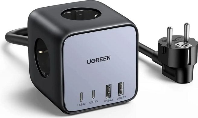 Сетевой удлинитель 7в1 UGREEN CD268 65W 1.8м DIGINEST CUBE UGR-60113 28194 фото