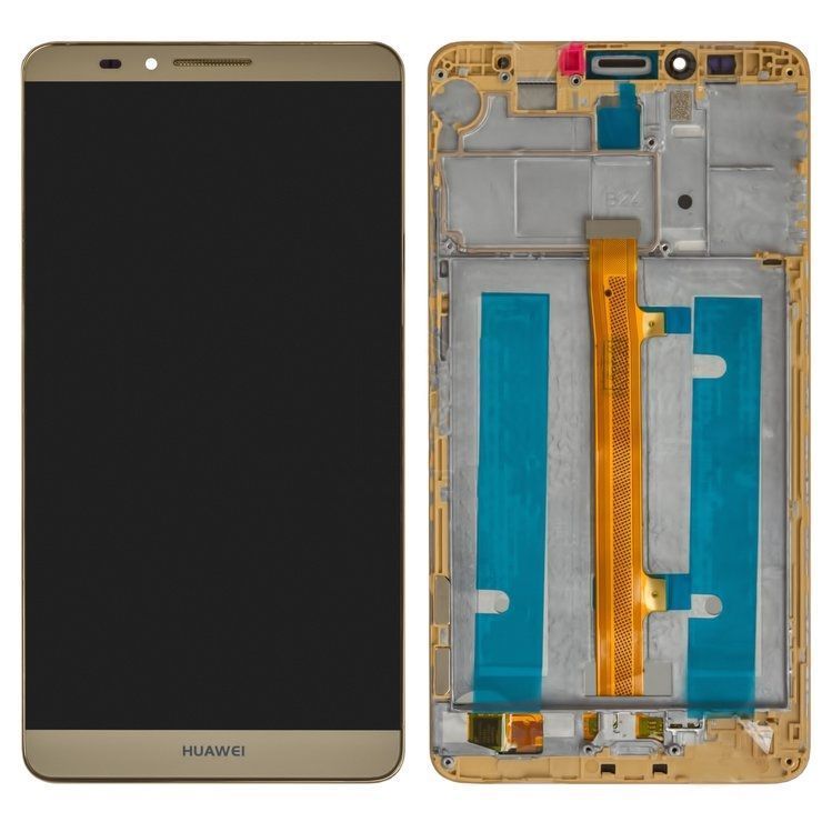 Дисплей для Huawei Ascend Mate 7 (JAZZ-L09) с рамкой золотой 06266 фото
