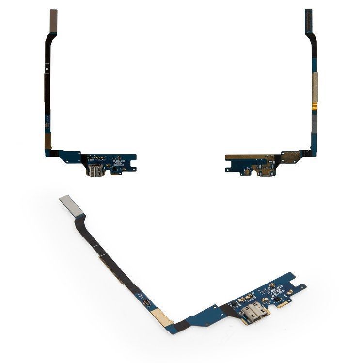 Нижняя плата для Samsung i9505 Galaxy S4 LTE с разьемом зарядки и микрофоном 07249 фото