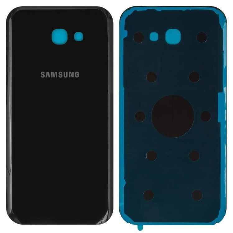 Задняя крышка для Samsung A720F Galaxy A7 (2017) черная 07121 фото