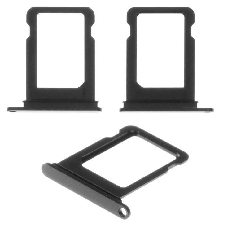 Держатель SIM-карты Apple iPhone 12 Mini черный 24372 фото