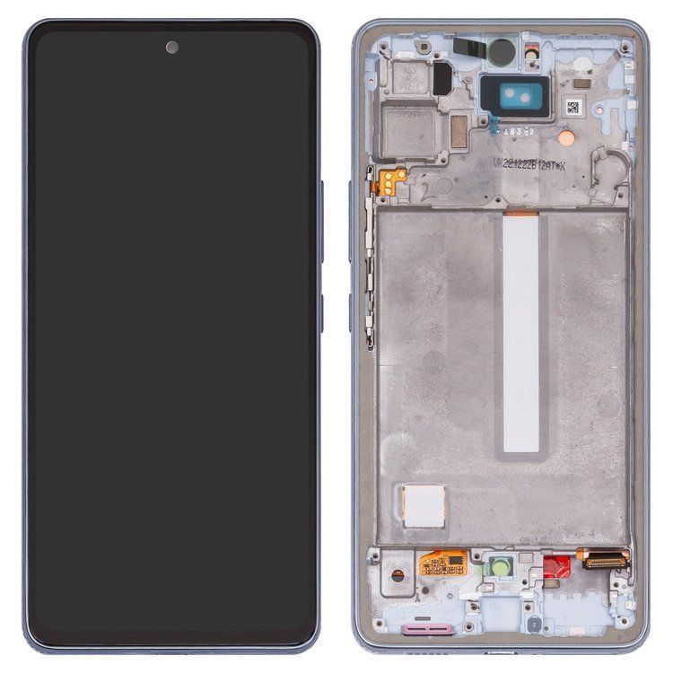 Дисплей для Samsung A536 Galaxy A53 (2022) с рамкой голубой OLED (с узкой рамкой сенсора) Хайкопия 33450 фото