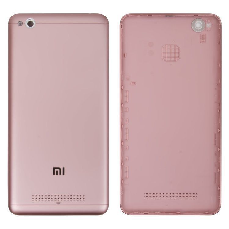 Задня кришка для Xiaomi Redmi 4A зі склом камери рожева 05280 фото
