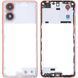 Рамка корпусу Motorola XT2421 Moto G04, XT2421-8 Moto G04s помаранчева, Sunrise Orange зі склом камери 33600 фото