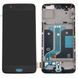 Дисплей для OnePlus 5 A5000 з рамкою чорний, OLED Хайкопія 13029 фото 3