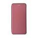 Чехол-книжка Premium Case под кожу Xiaomi Redmi Note 9T бордовый 23968 фото 1