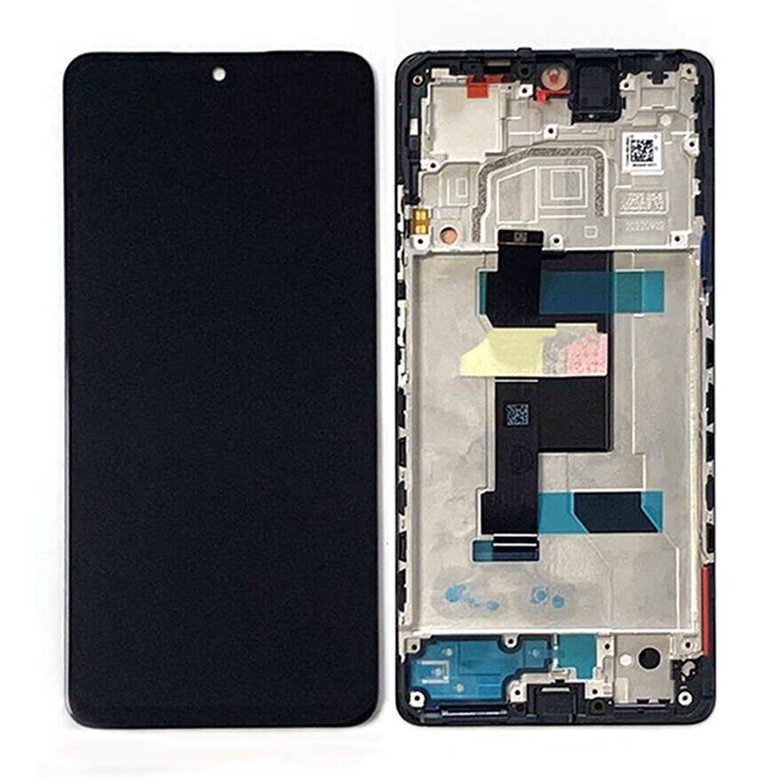 Дисплей для Xiaomi Redmi Note 12 Pro 5G, Poco X5 Pro 5G с рамкой черный OLED 28469 фото