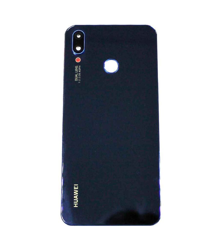 Задняя крышка Huawei P Smart Plus INE-LX1, INE-LX2, Nova 3i синяя, со стеклом камеры, Оригинал Китай 14860 фото