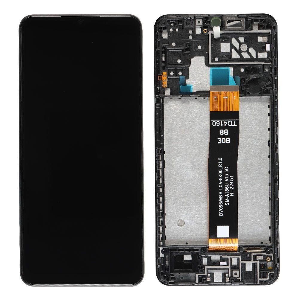 Дисплей для Samsung A047 Galaxy A04S 2022 с рамкой черный 27442 фото