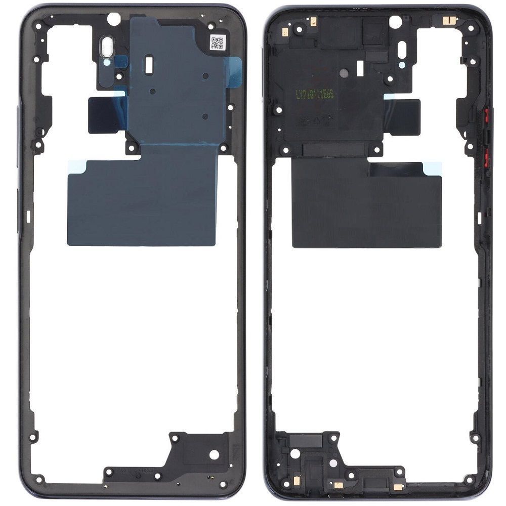 Рамка корпусу для Xiaomi Redmi Note 10, Redmi Note 10S чорна, Graphite Gray 31617 фото