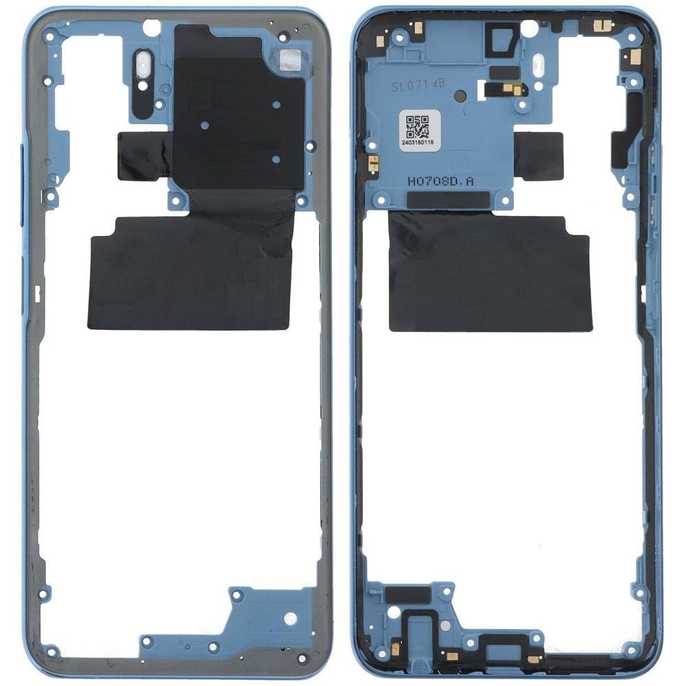 Рамка корпусу для Xiaomi Poco M5s 2207117BPG блакитна 32424 фото
