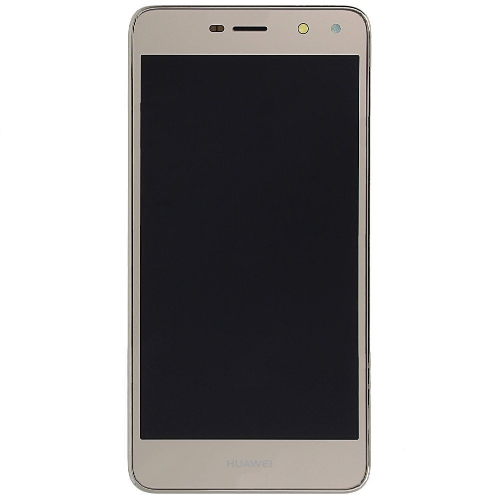 Дисплей для Huawei Y5 2017 MYA-L02, MYA-L22, Y5 III MYA-U29 с рамкой золотой 09944 фото