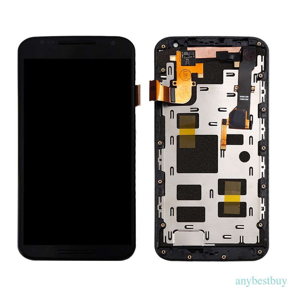 Дисплей для Motorola XT1092 Moto X 2nd Gen (XT1093, XT1094, XT1095, XT1096, XT1097) с рамкой черный 07964 фото