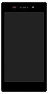 Дисплей Sony C6902, C6903, C6906, C6943 Xperia Z1 с рамкой черный 00938 фото