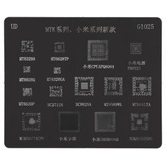 BGA-трафарет G1025, MT6589WK, MT6517A, MT6577A, 15 в 1 20966 фото