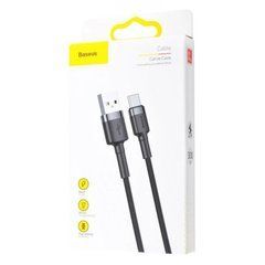 Кабель Baseus Cafule Cable Type-C 2A (3m) Black (CATKLF-UG1) 20374 фото