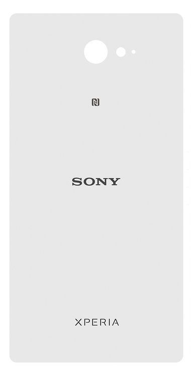 Задняя крышка для Sony D2302, D2303, D2305, D2306 Xperia M2 белая 05746 фото