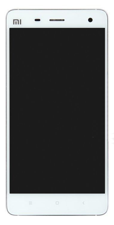 Дисплей для Xiaomi Mi4 с рамкой белый 03265 фото