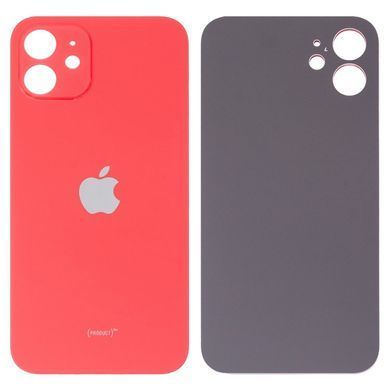 Задняя крышка для Apple iPhone 12, красная, Оригинал Китай, с большим отверстием под камеру 24354 фото