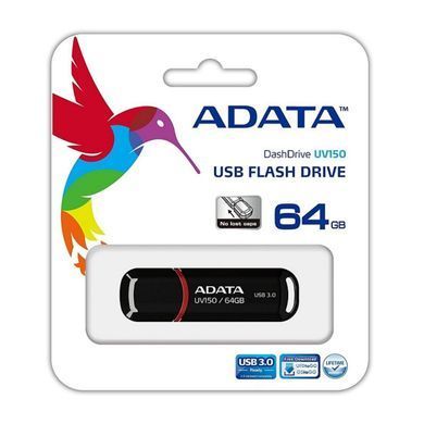 Флеш память A-DATA USB 3.2 AUV 150 64GB черный 19744 фото