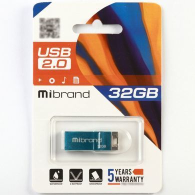 Флеш память Mibrand USB 2.0 Chameleon 32Gb Light blue 26922 фото