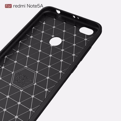 Чехол силиконовый Brush для Xiaomi Redmi Note 5A Черный 10891 фото