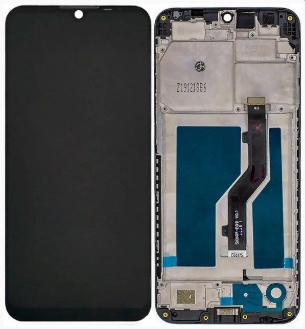 Дисплей для ZTE Blade A7 2019 с рамкой, черный, версия 2, SKI608-B08 V0.2 Оригинал Китай 25266 фото