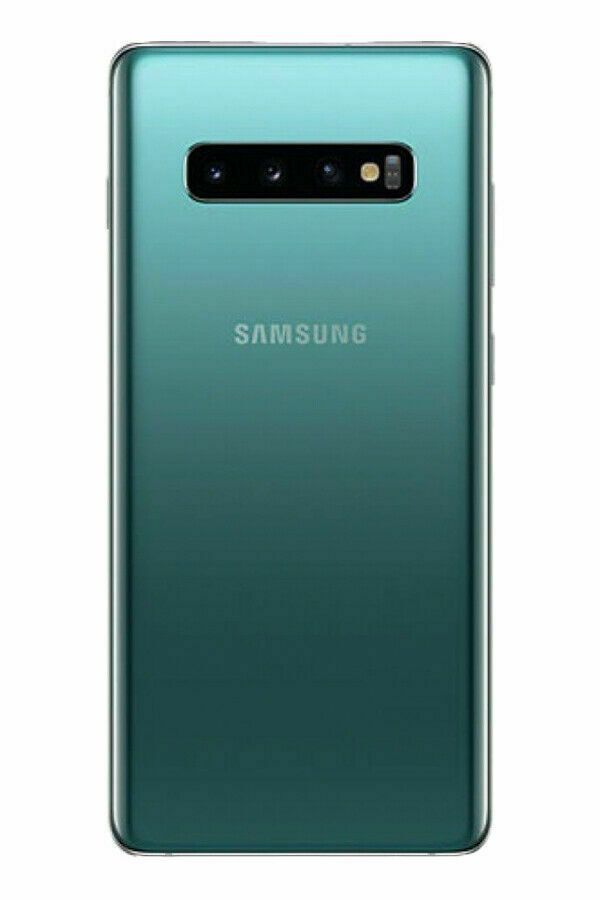 Задняя крышка для Samsung G975F Galaxy S10 Plus зеленая, со стеклом камеры 24428 фото