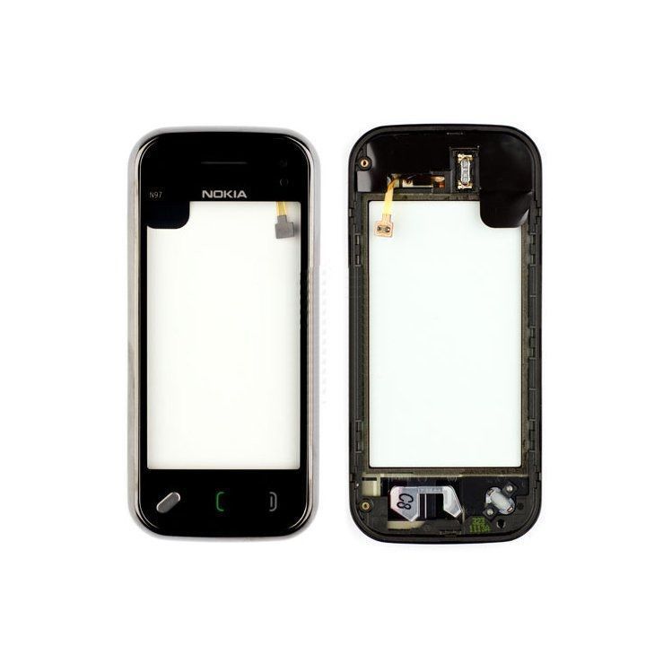Сенсор (тачскрин) Nokia N97 Mini и рамкой черный Оригинал Китай 01683 фото