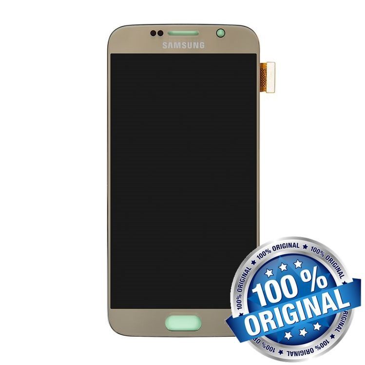 Дисплей для Samsung G920 Galaxy S6 золотистий (GH97-17260C) Оригінал 02680 фото