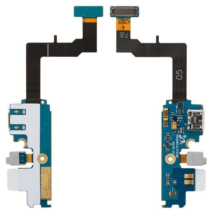Нижняя плата для Samsung i9105 Galaxy S2 Plus с разьемом зарядки, микрофоном 09373 фото
