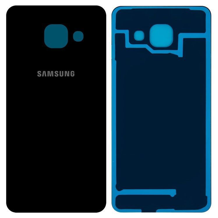 Задняя крышка для Samsung A310 Galaxy A3 (2016), A310F, A310M, A310N черная 05623 фото